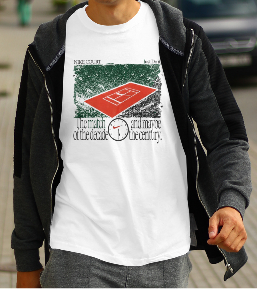 Nike Court Just Do It The Match Of The Decade And Maybe The Century T-Shirt