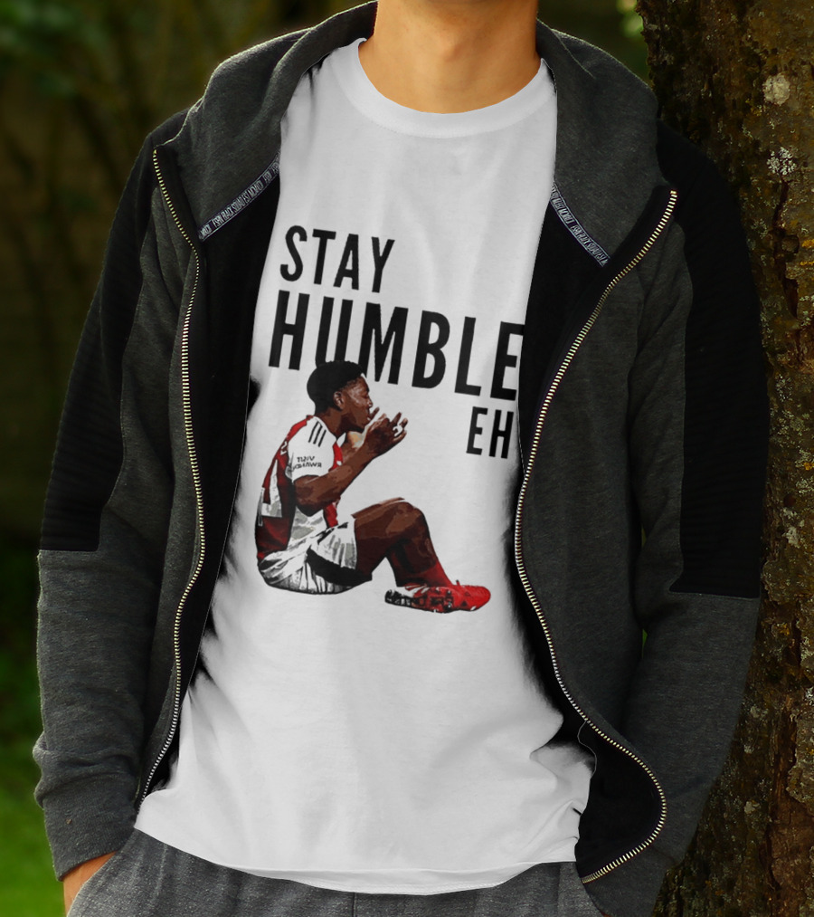 Myles Lewis Skelly Stay Humble Eh Arsenal Football Meme T-Shirt