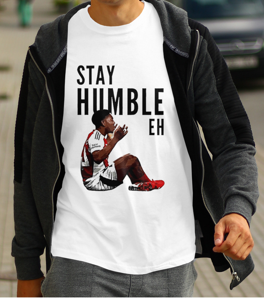Myles Lewis Skelly Stay Humble Eh Arsenal Football Meme T-Shirt
