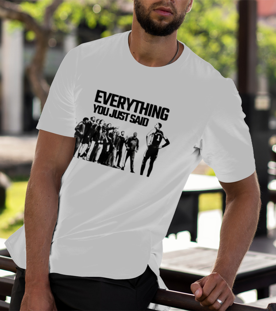 Victor Wembanyama Spurs Everything You Just Said Standing Strong T-Shirt