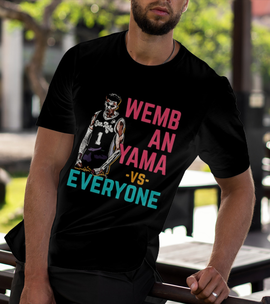 Victor Wembanyama Vs Everyone San Antonio Spurs NBA 2026 T-Shirt
