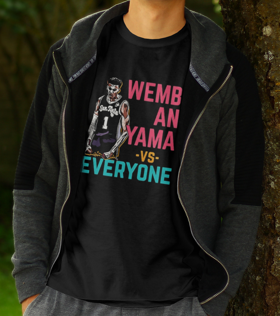 Victor Wembanyama Vs Everyone San Antonio Spurs NBA 2026 T-Shirt