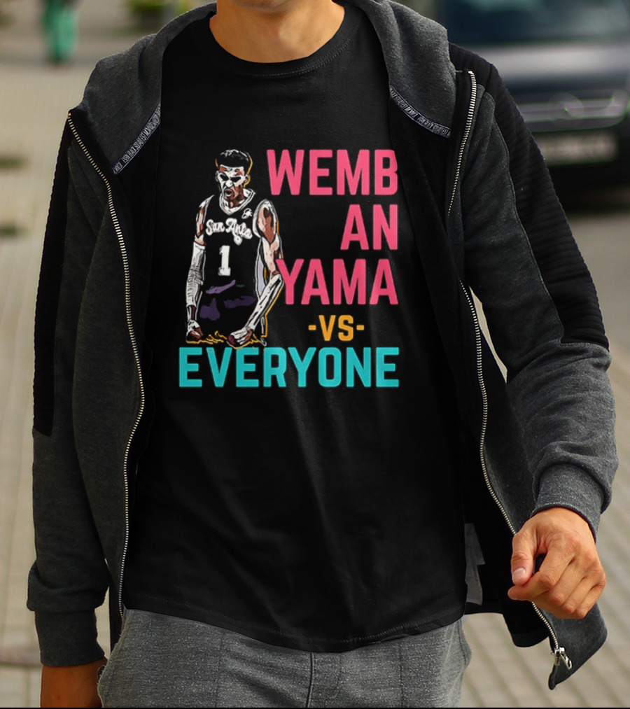 Victor Wembanyama Vs Everyone San Antonio Spurs NBA 2026 T-Shirt
