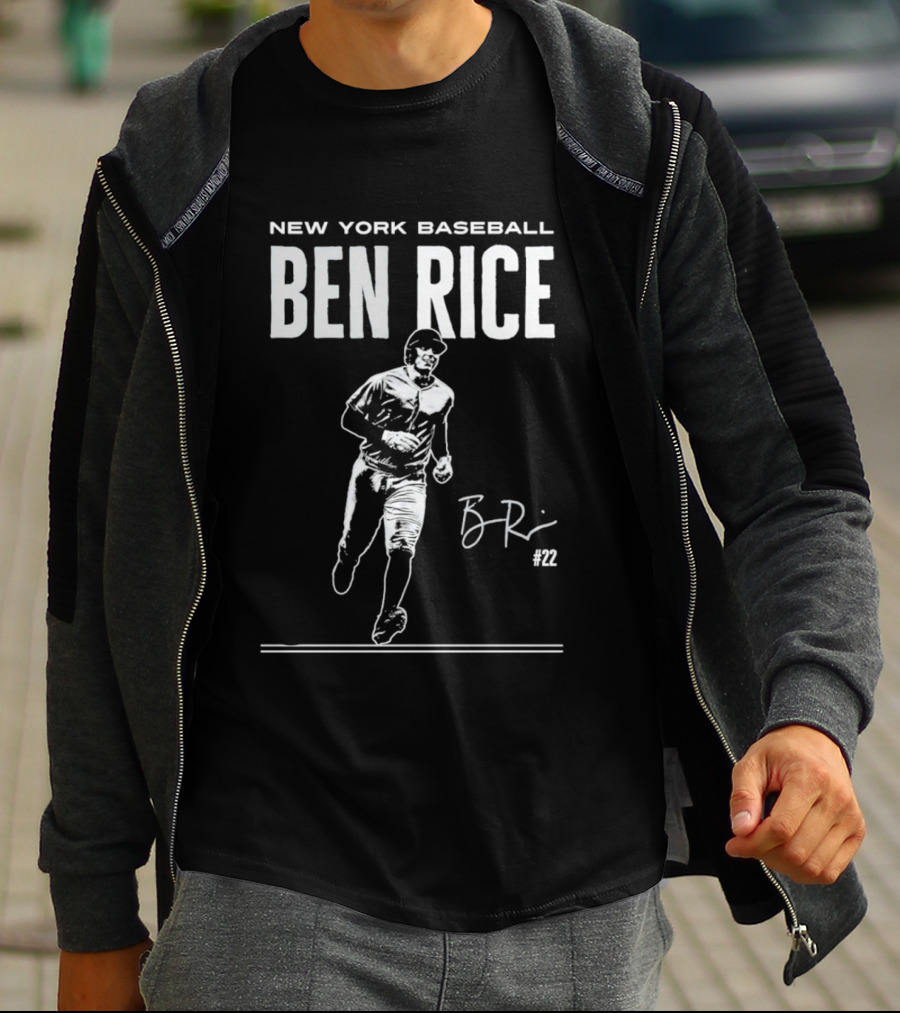 New York Baseball Ben Rice Athlete T-Shirt