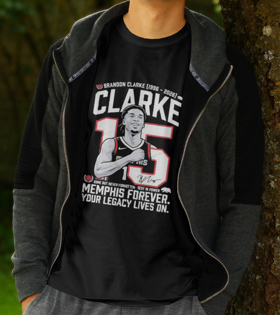 Brandon Clarke 15 Memphis Forever Legacy Lives On T-Shirt