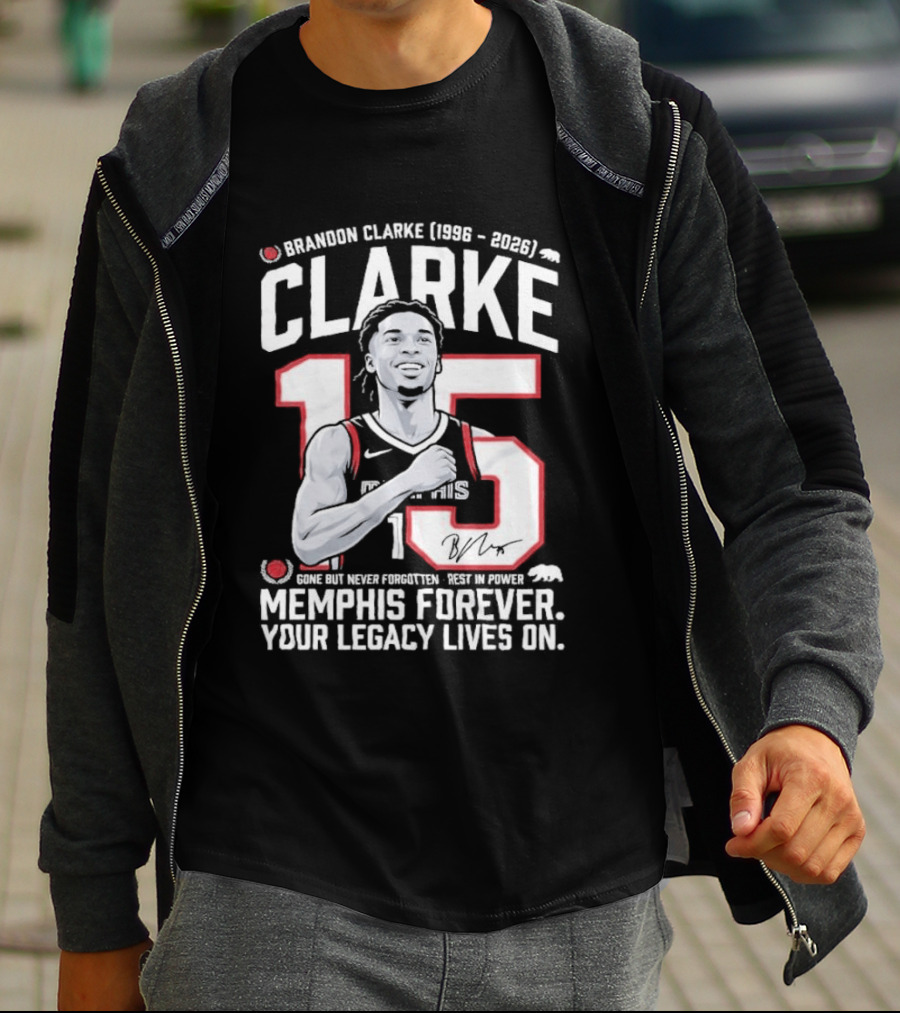 Brandon Clarke 15 Memphis Forever Legacy Lives On T-Shirt