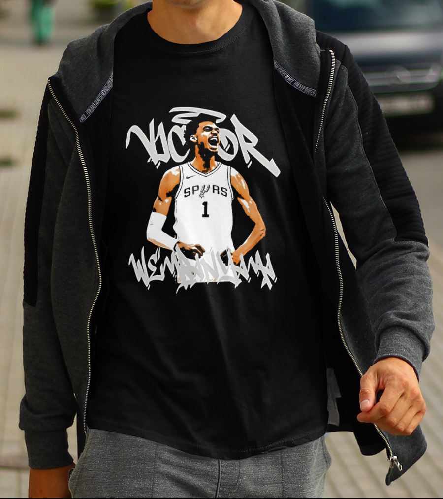 Victor Wembanyama Spurs Basketball Celebration 2026 T-Shirt