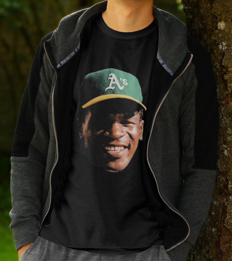 Dallas Braden Rickey Henderson A's Cap T-Shirt