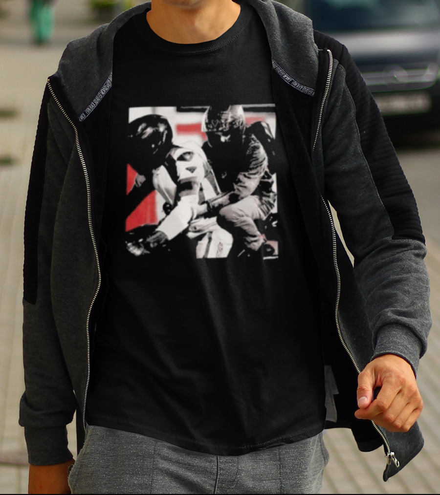 Ladycotton Pillion X Ladycotton Devotion Vintage Motorcycle Riders T-Shirt