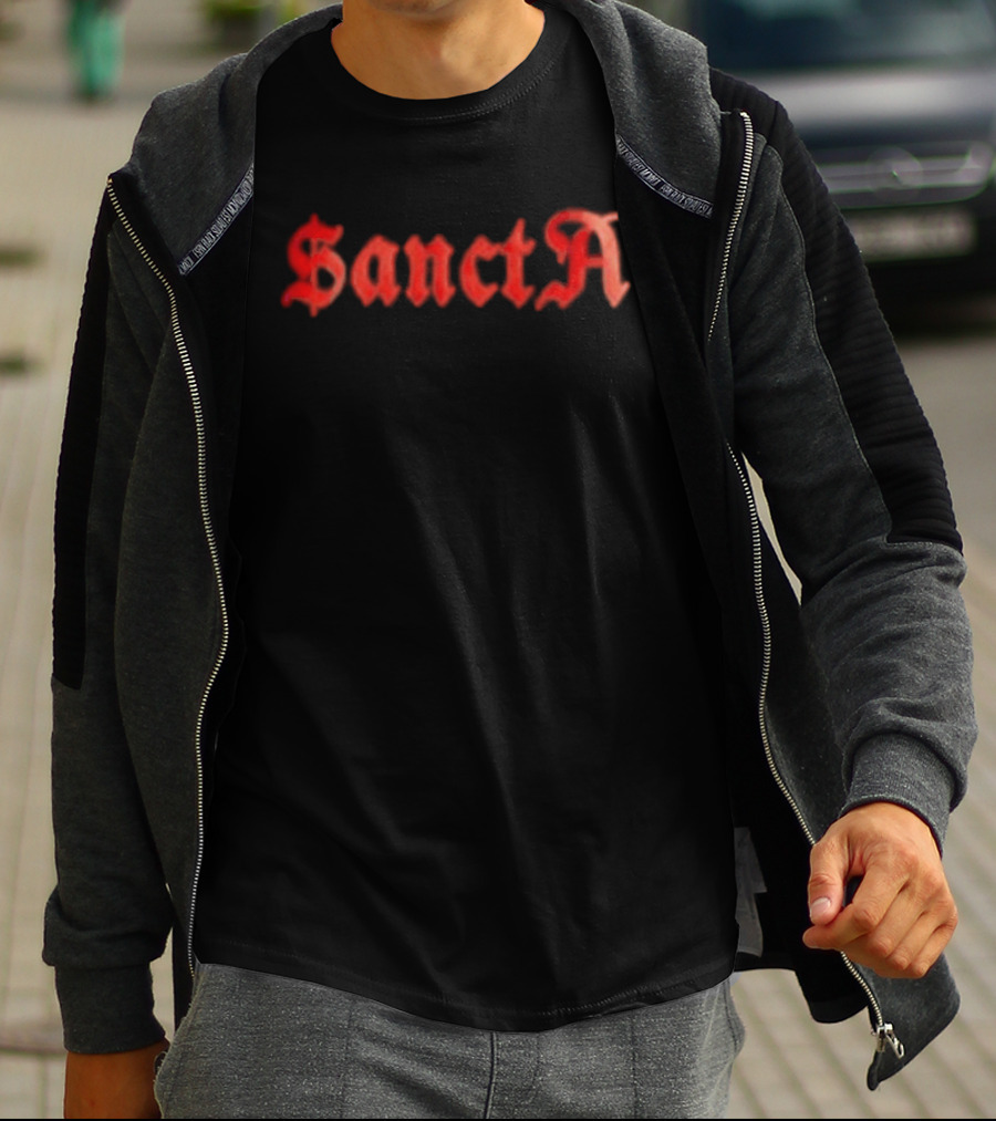 Ladycotton Sancta Gothic Red T-Shirt