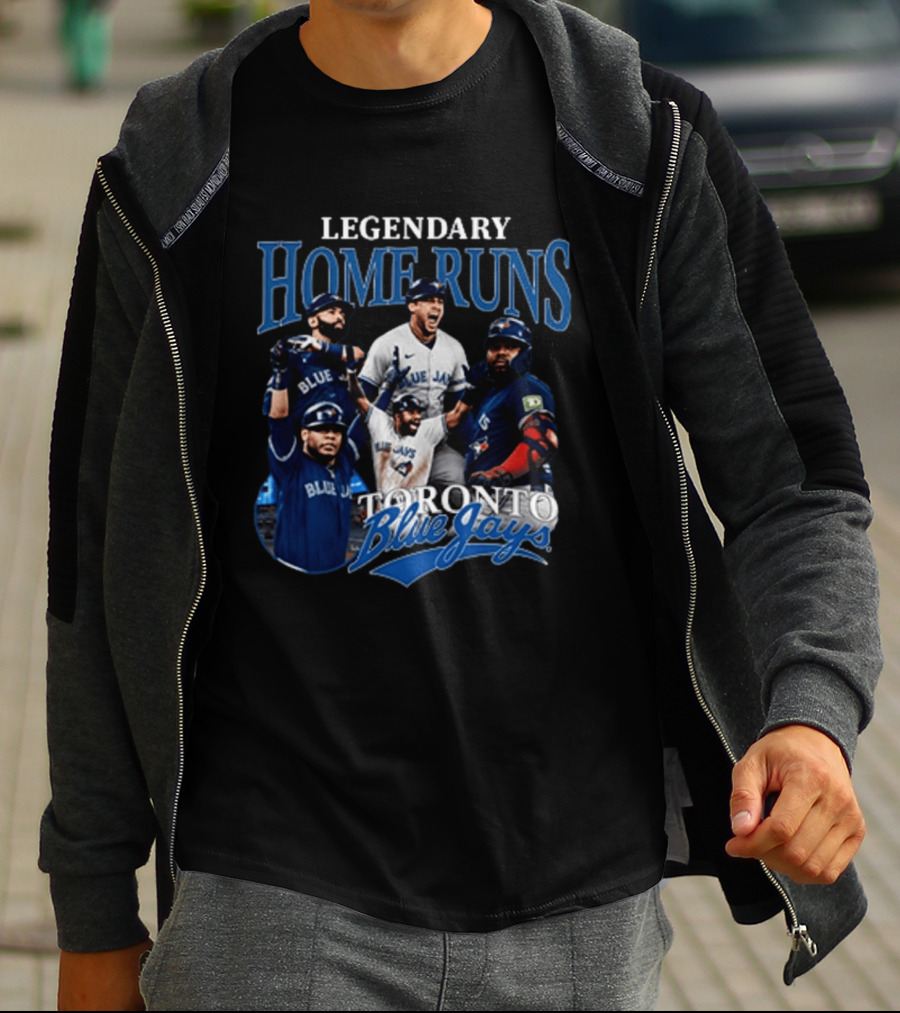 Legendary Home Runs Toronto Blue Jays Blue Jays Baseball Stars T-Shirt