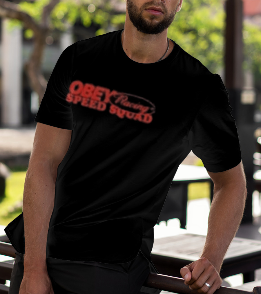 Obey Clothing Speed Squad Heavyweight Racing Team T-Shirt