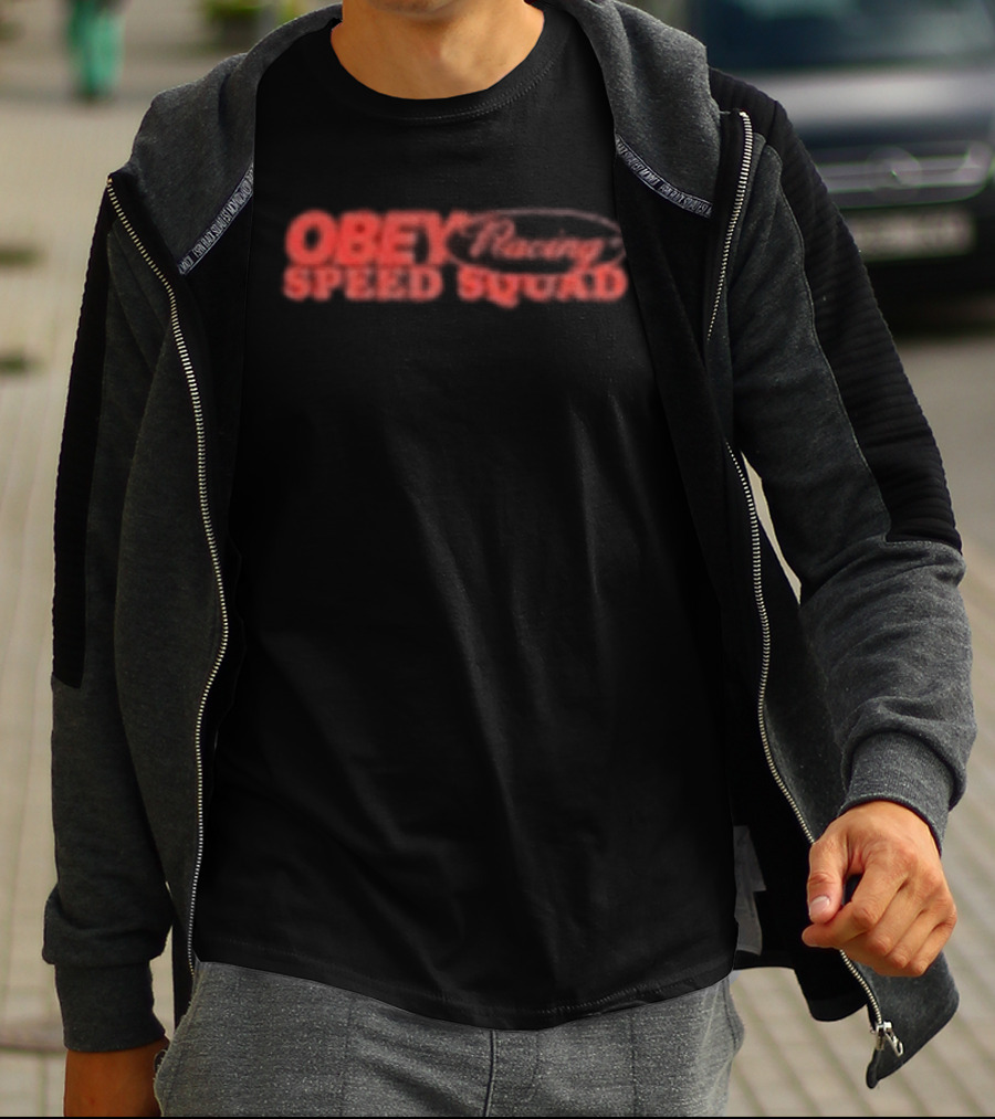 Obey Clothing Speed Squad Heavyweight Racing Team T-Shirt