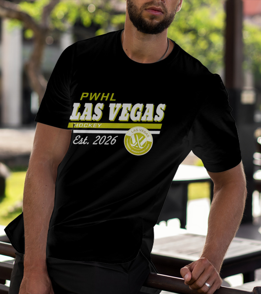 PWHL Las Vegas Hockey Est. 2026 Professional Women's Hockey League T-Shirt
