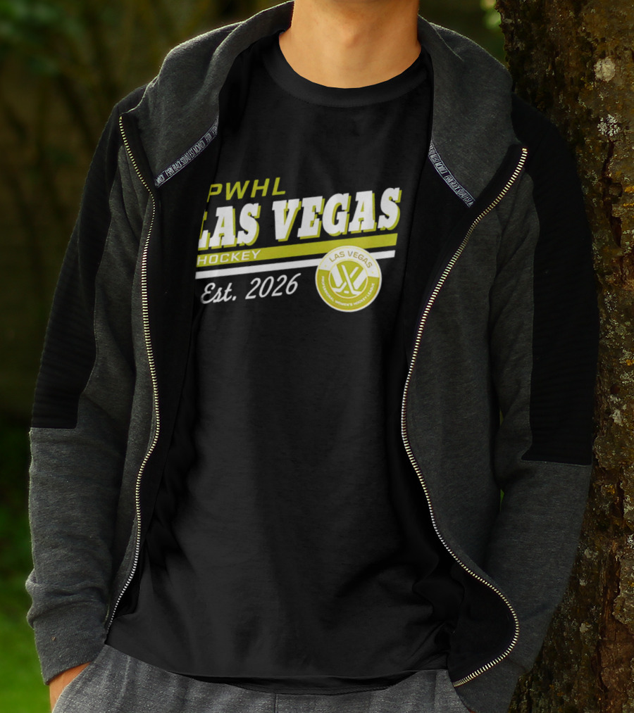 PWHL Las Vegas Hockey Est. 2026 Professional Women's Hockey League T-Shirt
