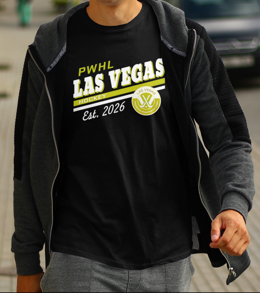 PWHL Las Vegas Hockey Est. 2026 Professional Women's Hockey League T-Shirt