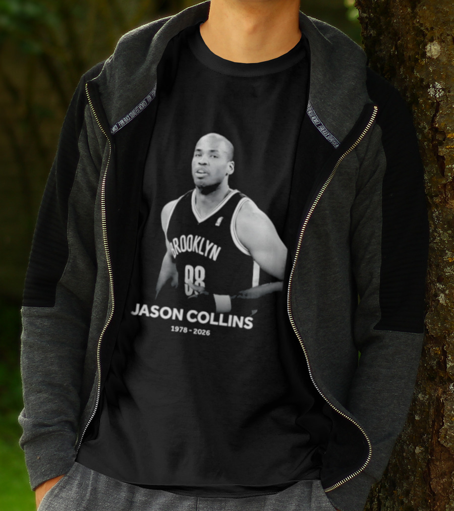 Rest In Peace Jason Collins Brooklyn 1978 2026 First Openly Gay NBA Player T-Shirt