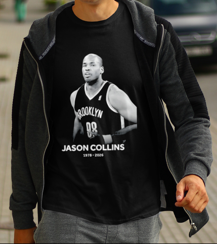 Rest In Peace Jason Collins Brooklyn 1978 2026 First Openly Gay NBA Player T-Shirt