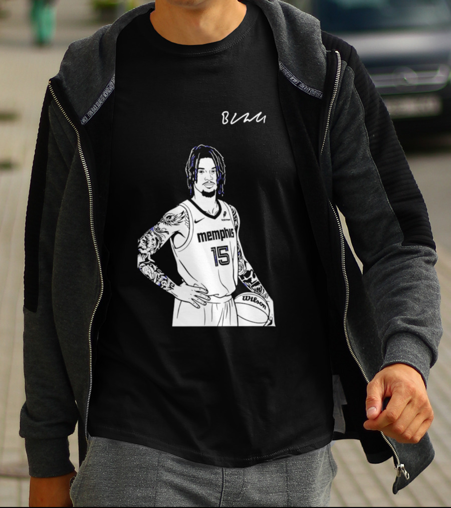 RIP Memphis Grizzlies Brandon Clarke Number 15 Basketball Star T-Shirt