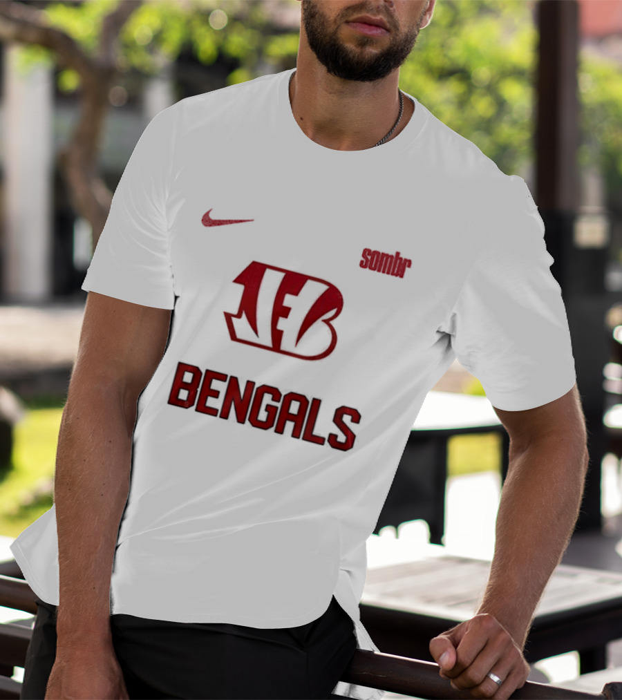 Cincinnati Bengals Nike Sombr The Late Nights And Young Romance Tour T-Shirt