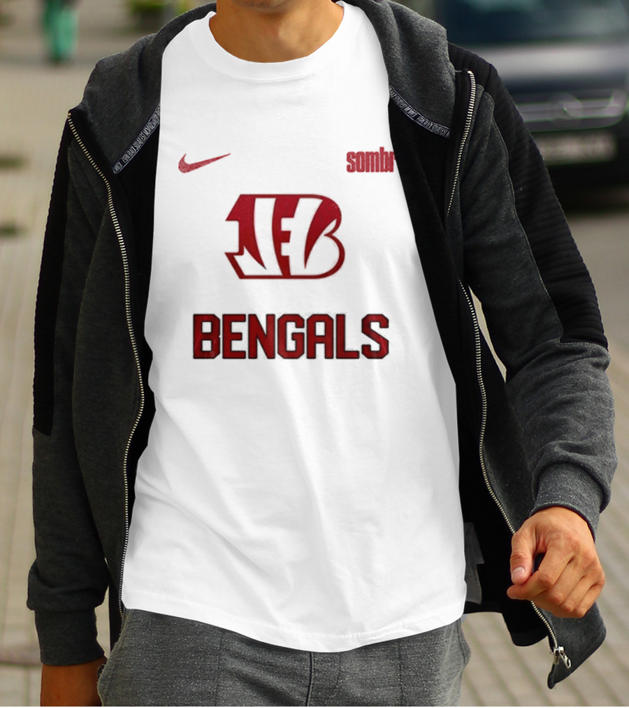 Cincinnati Bengals Nike Sombr The Late Nights And Young Romance Tour T-Shirt
