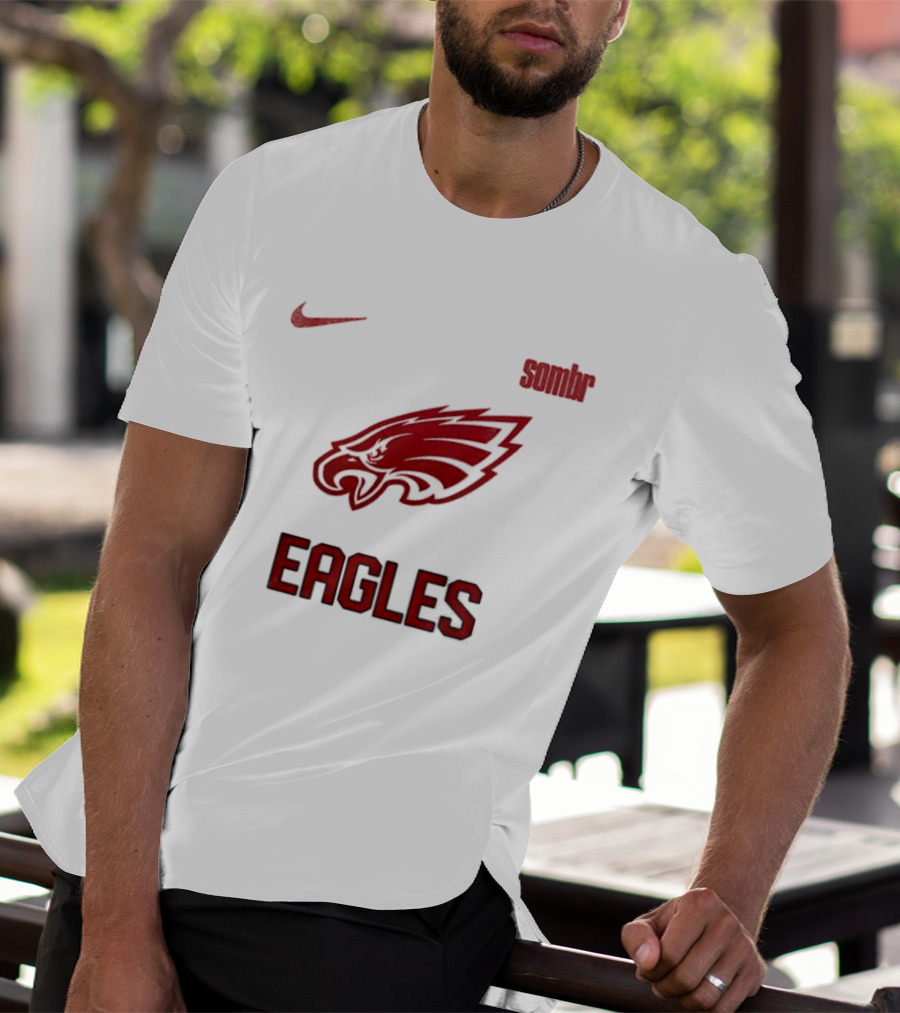 Philadelphia Eagles Sombr Nike Collaboration Late Nights Young Romance Tour T-Shirt