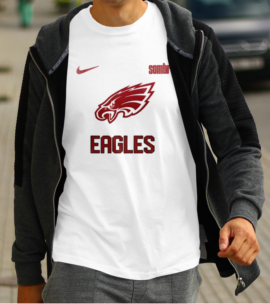 Philadelphia Eagles Sombr Nike Collaboration Late Nights Young Romance Tour T-Shirt