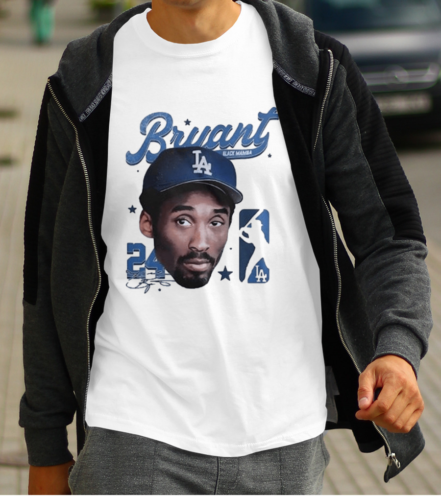 Bryant 24 Black Mamba Los Angeles Dodgers LA 8 T-Shirt