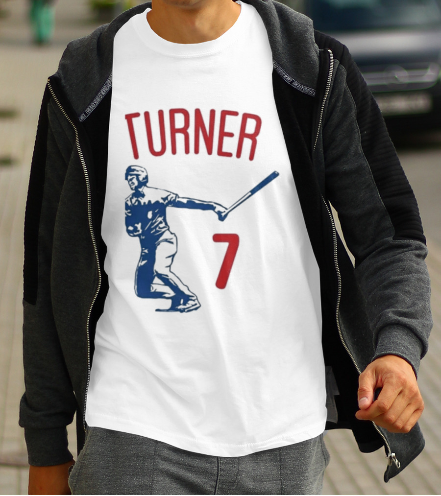Turner Player 7 Baseball Batter T-Shirt