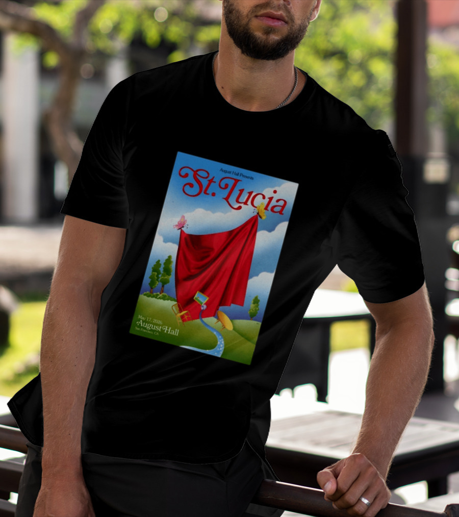 August Hall Presents St. Lucia May 17 2026 San Francisco CA T-Shirt