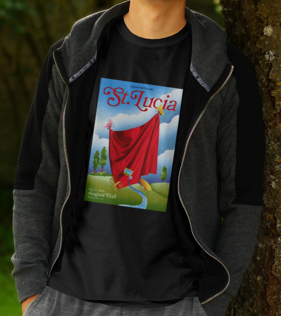 August Hall Presents St. Lucia May 17 2026 San Francisco CA T-Shirt