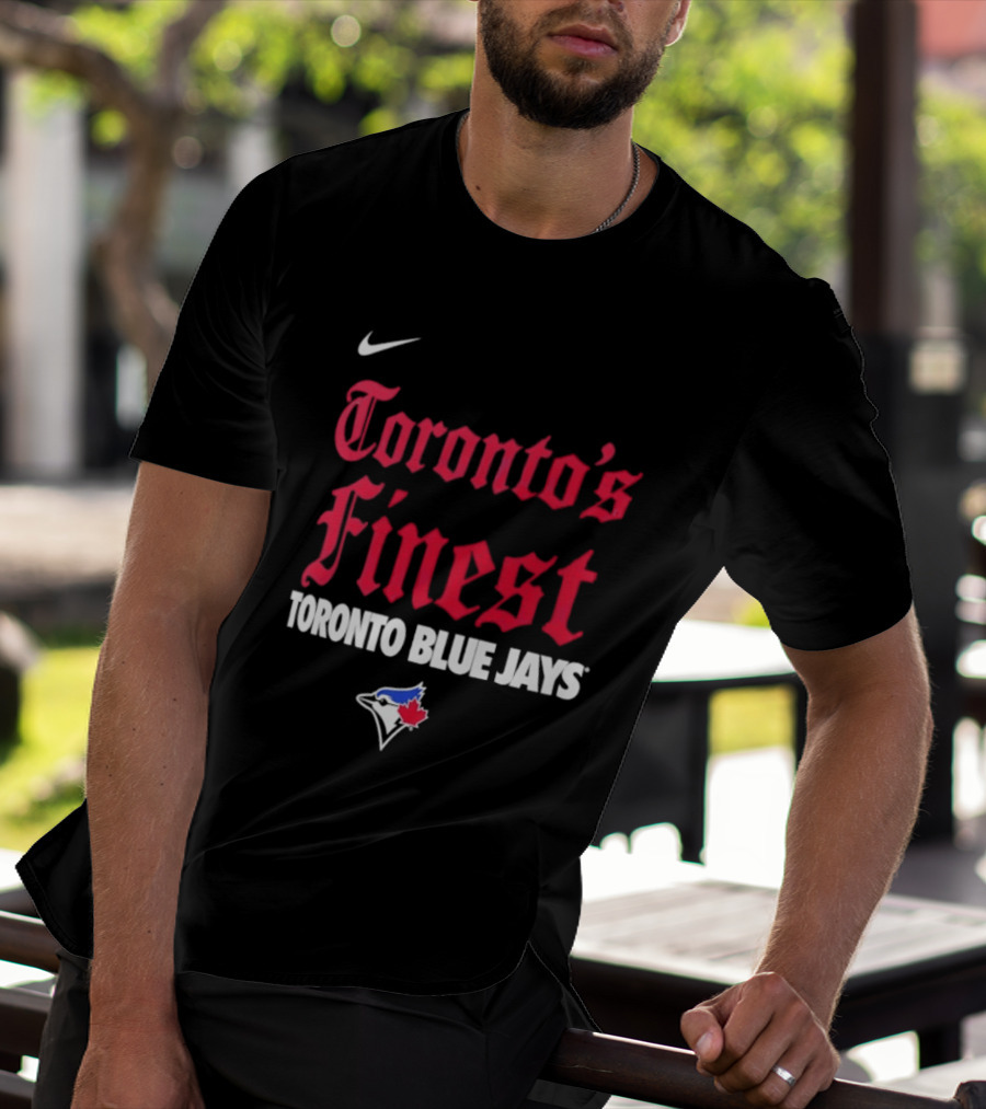 Nike Toronto's Finest Toronto Blue Jays City Connect Handwriting T-Shirt