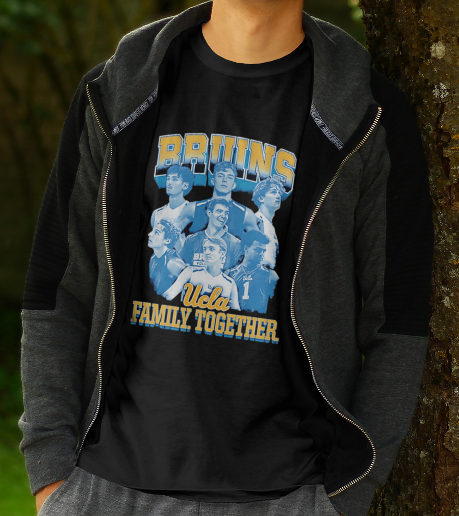 Bruins Volleyball UCLA Family Together Team Spirit T-Shirt