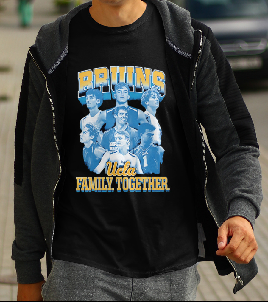Bruins Volleyball UCLA Family Together Team Spirit T-Shirt