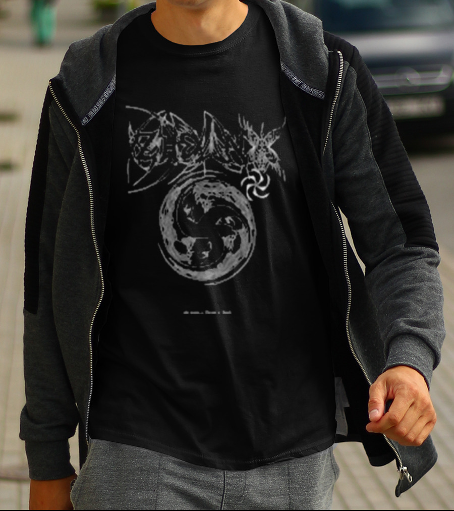 Zheani Folk Dragon Yin Yang T-Shirt