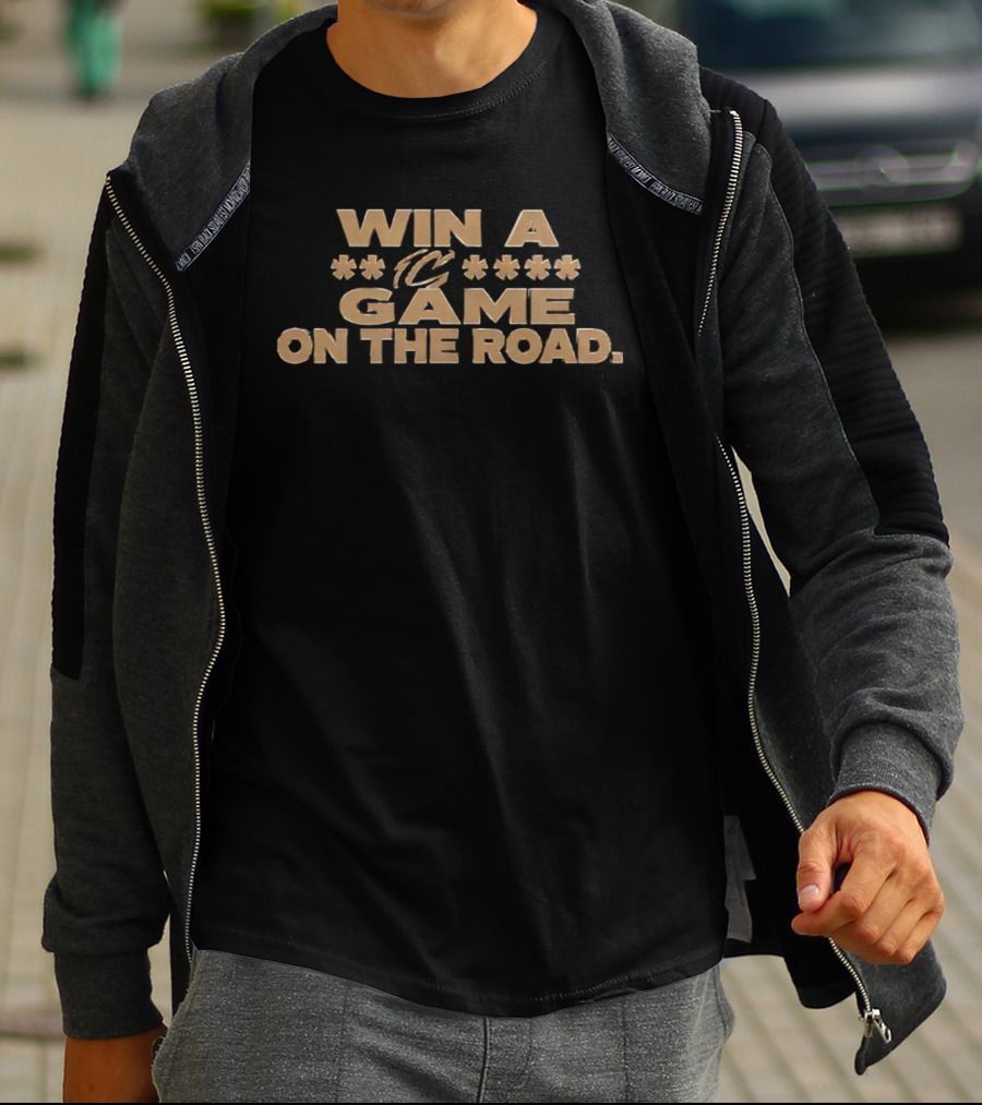 Cleveland Cavaliers Win A Game On The Road Stars T-Shirt