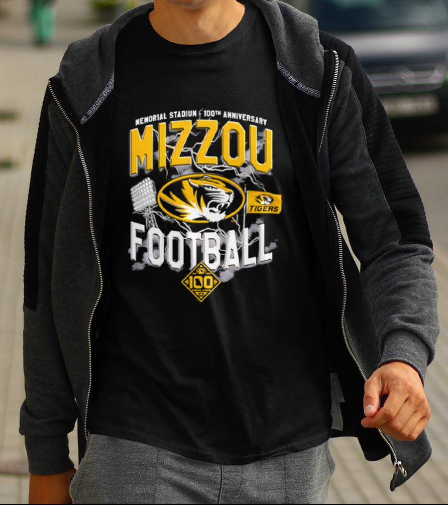 Missouri Tigers Mizzou Football 2026 Memorial Stadium 100th Anniversary T-Shirt