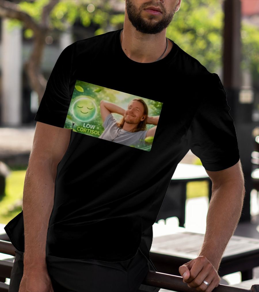 Low Cortisol Goatis 2026 Stress Free Relaxation T-Shirt