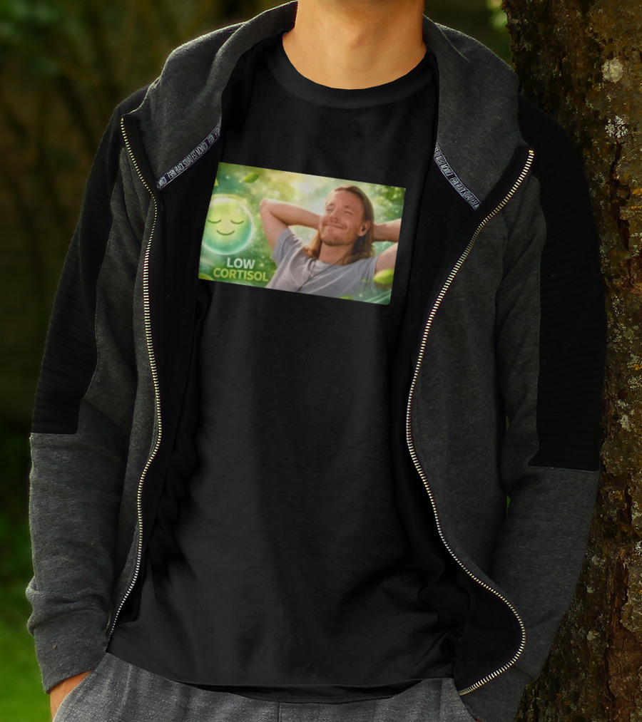Low Cortisol Goatis 2026 Stress Free Relaxation T-Shirt