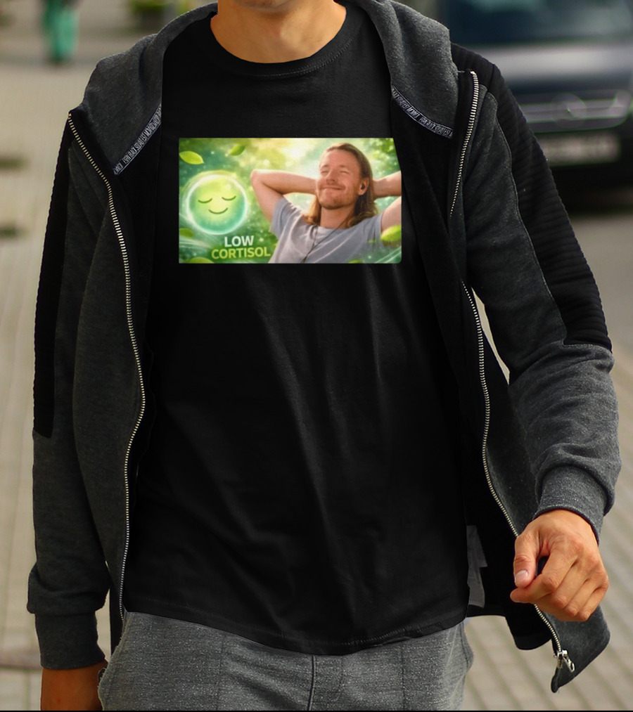 Low Cortisol Goatis 2026 Stress Free Relaxation T-Shirt
