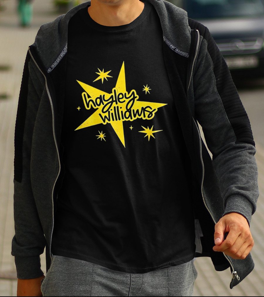 Hayley Williams Golden Starburst Bachelorette Party Star T-Shirt