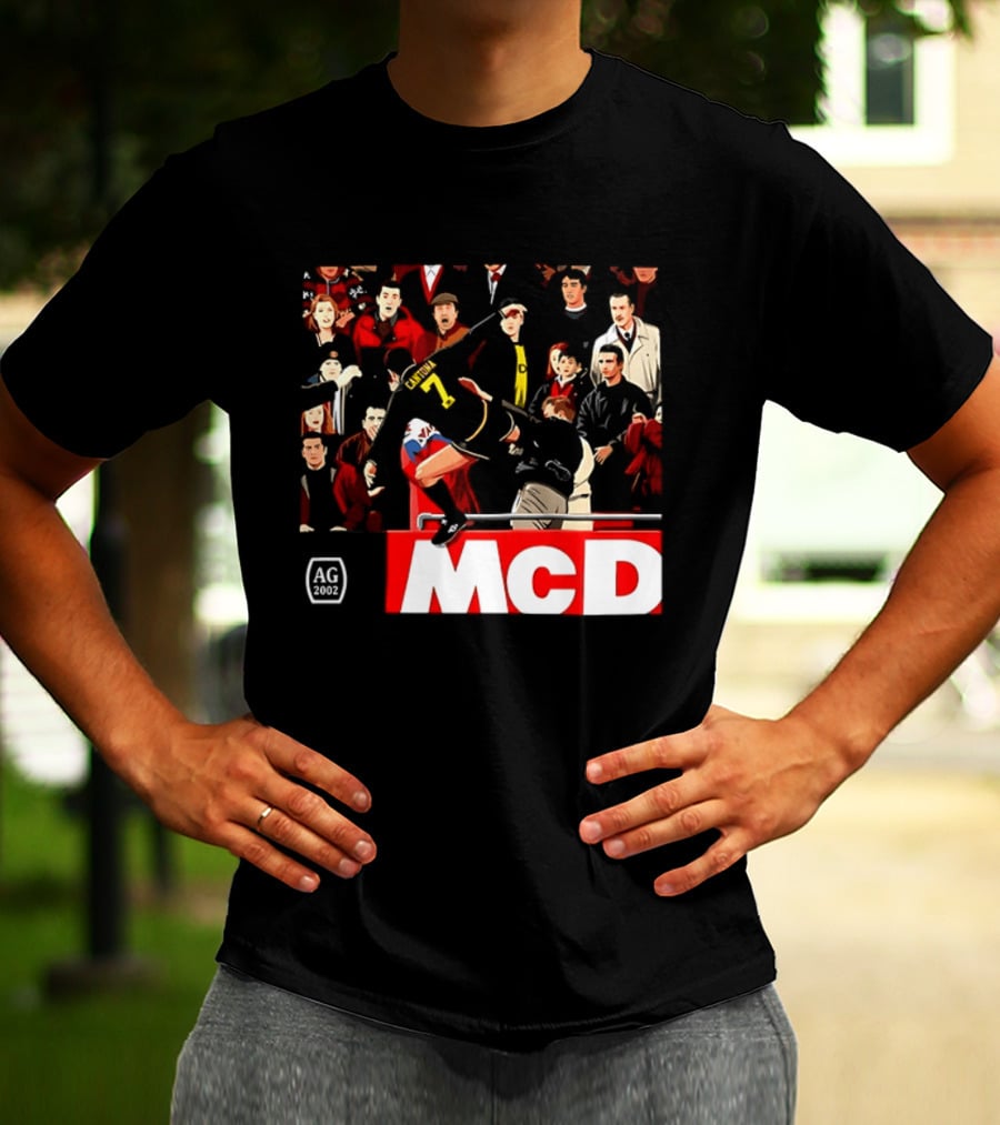 Oh Ah Kung Fu Cantona Kick Crowd Scene MCD T-Shirt