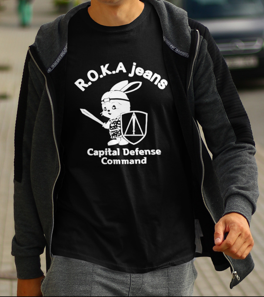 ROKA Jeans Capital Defense Command Bunny Warrior Shield T-Shirt