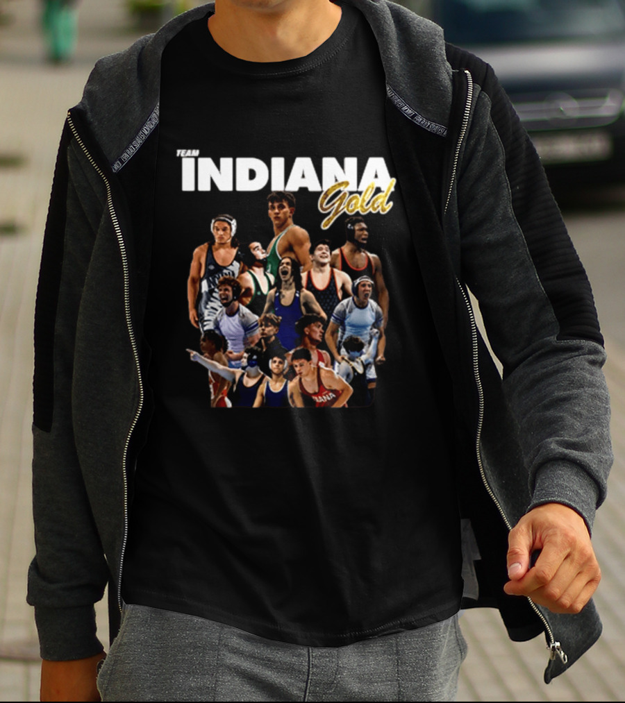 Team Indiana Gold Wrestling Junior Duals 2026 T-Shirt