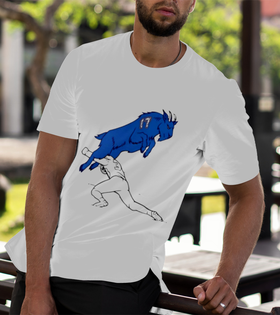 Buffalo Bills Jumping Goat Football T-Shirt
