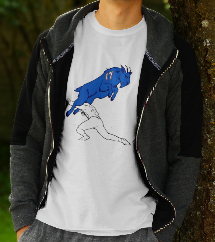 Buffalo Bills Jumping Goat Football T-Shirt