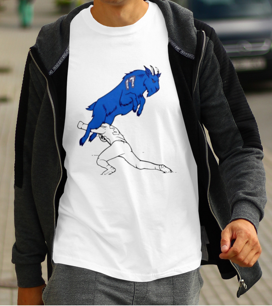Buffalo Bills Jumping Goat Football T-Shirt
