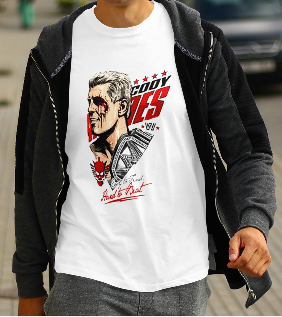 Cody Rhodes WWE Easy To Find Hard To Beat T-Shirt