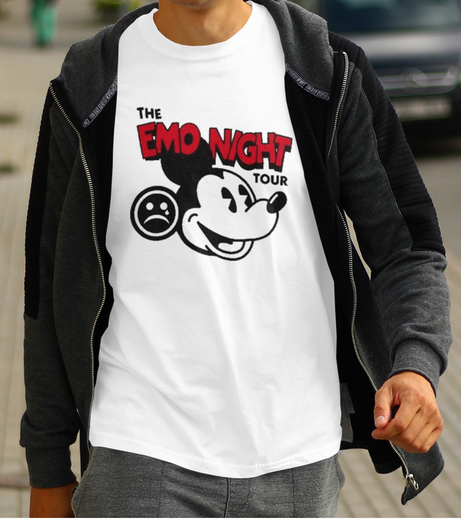 The Emo Night Tour Mouse Sad Face T-Shirt