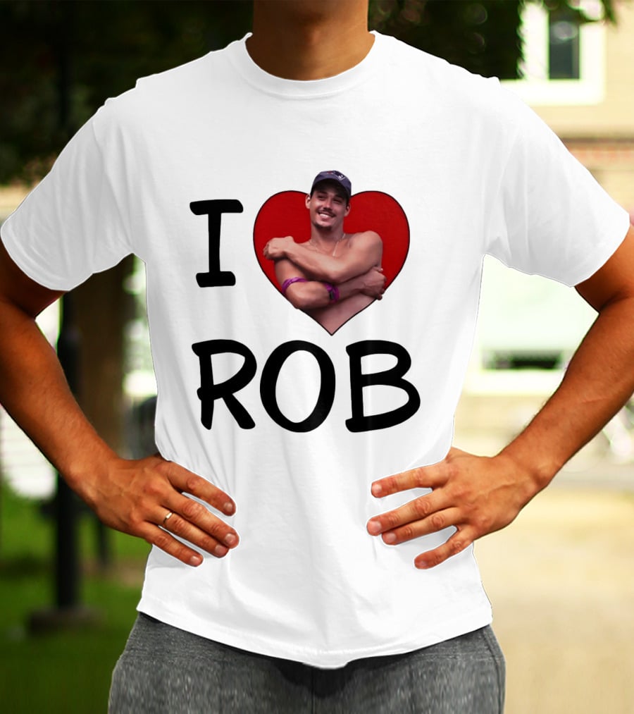 I Heart Rob Boston Rob Mariano Hugging Image T-Shirt